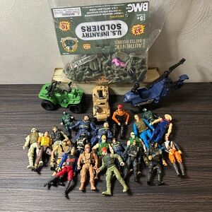 Army Men First Responder Jeep Helicopter Bundle